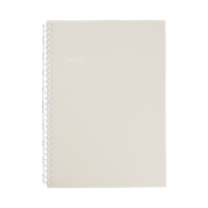 LIHIT PASTELLO TWIST NOTEBOOK - beige (SKU: 1094342788) LIHIT PASTELLO TWIST NOTEBOOK - beige