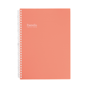 LIHIT PASTELLO TWIST NOTEBOOK - peach (SKU: 1094342788) LIHIT PASTELLO TWIST NOTEBOOK - peach