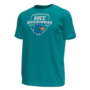 UA RIVERHAWKS 10TH ANNIVERSARY T-SHIRT - teal (SKU: 1094496774) UA RIVERHAWKS 10TH ANNIVERSARY T-SHIRT - teal