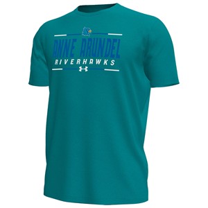 RIVERHAWKS PERFORMANCE COTTON TEE -  teal