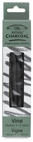 Image of WINSOR & NEWTON VINE CHARCOAL- 12PK -  1